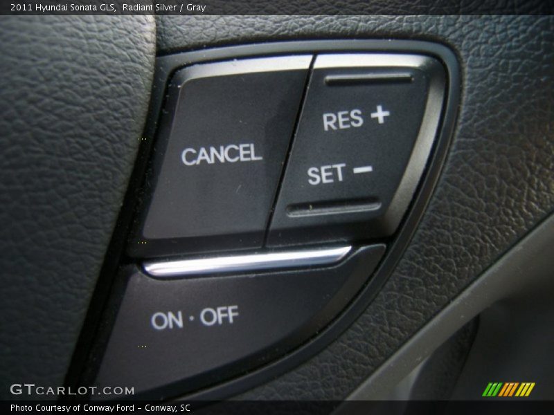 Radiant Silver / Gray 2011 Hyundai Sonata GLS