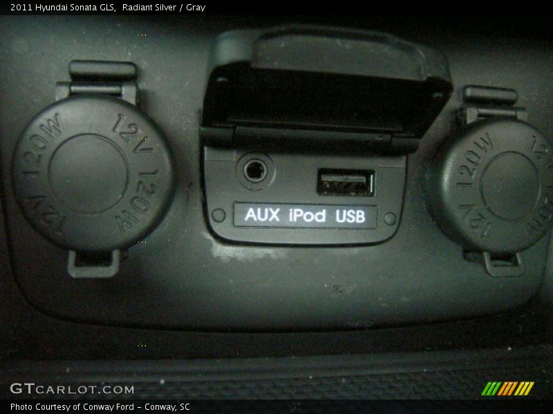 Radiant Silver / Gray 2011 Hyundai Sonata GLS