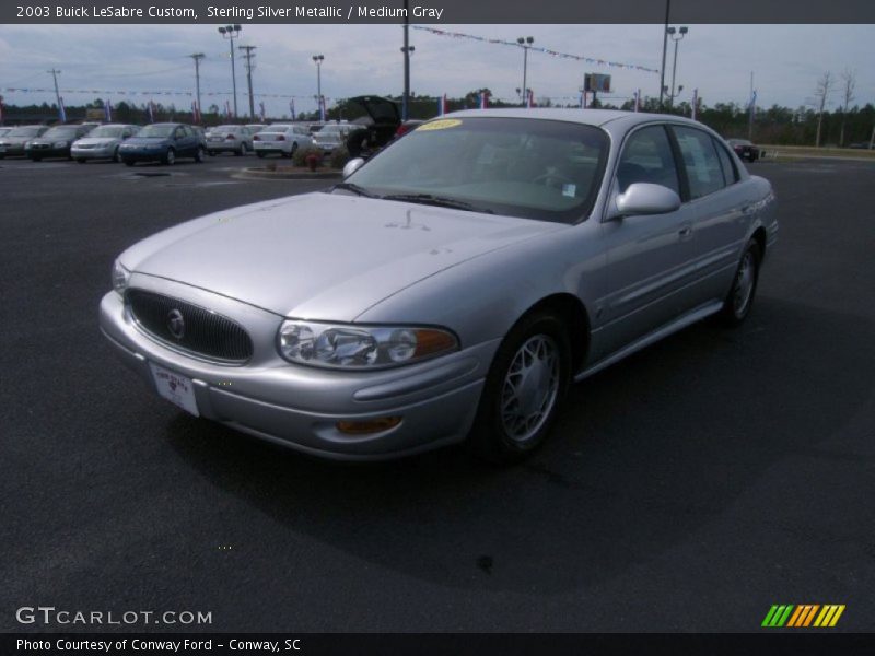 Sterling Silver Metallic / Medium Gray 2003 Buick LeSabre Custom