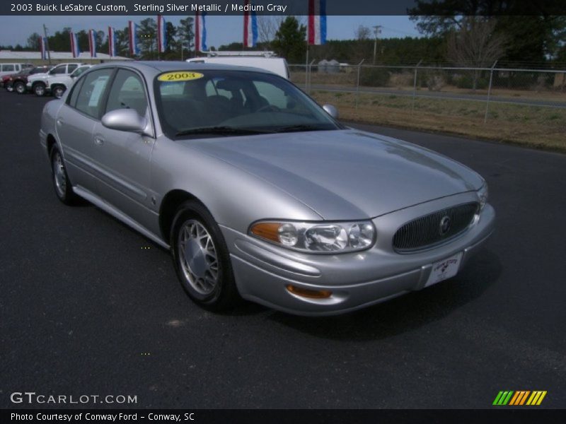 Sterling Silver Metallic / Medium Gray 2003 Buick LeSabre Custom
