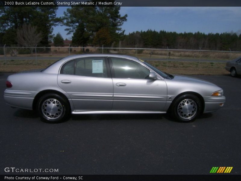 Sterling Silver Metallic / Medium Gray 2003 Buick LeSabre Custom