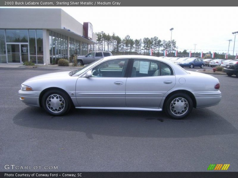 Sterling Silver Metallic / Medium Gray 2003 Buick LeSabre Custom