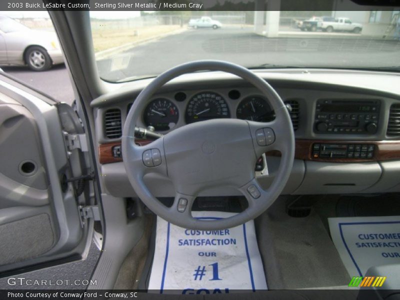 Sterling Silver Metallic / Medium Gray 2003 Buick LeSabre Custom