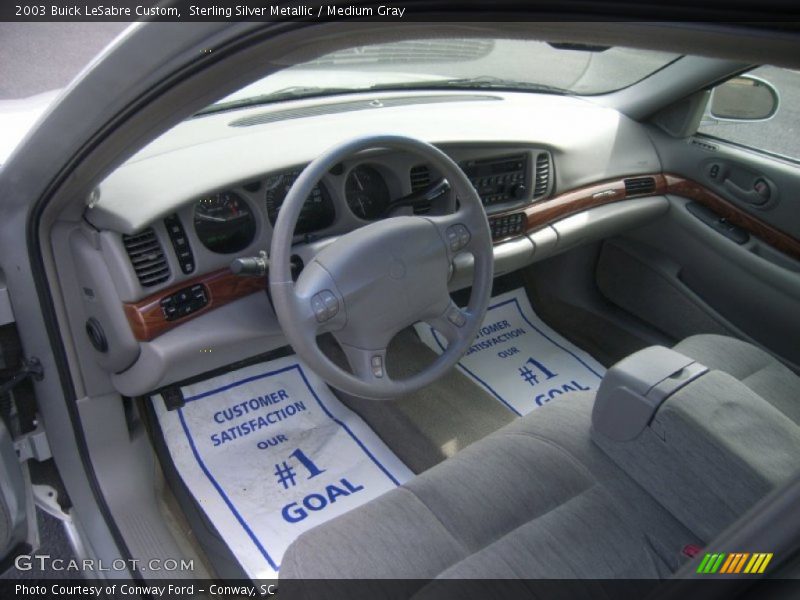 Sterling Silver Metallic / Medium Gray 2003 Buick LeSabre Custom