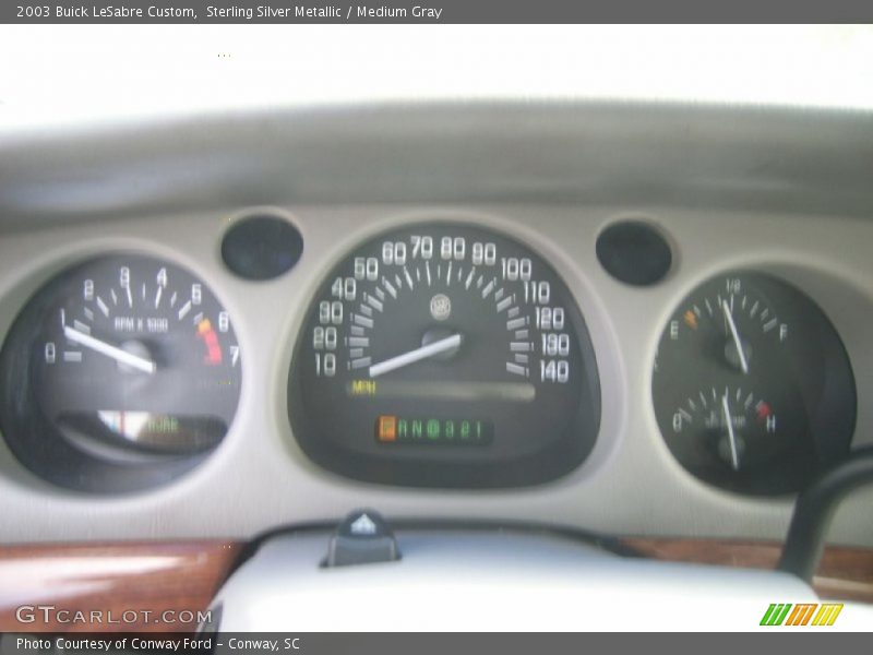 Sterling Silver Metallic / Medium Gray 2003 Buick LeSabre Custom