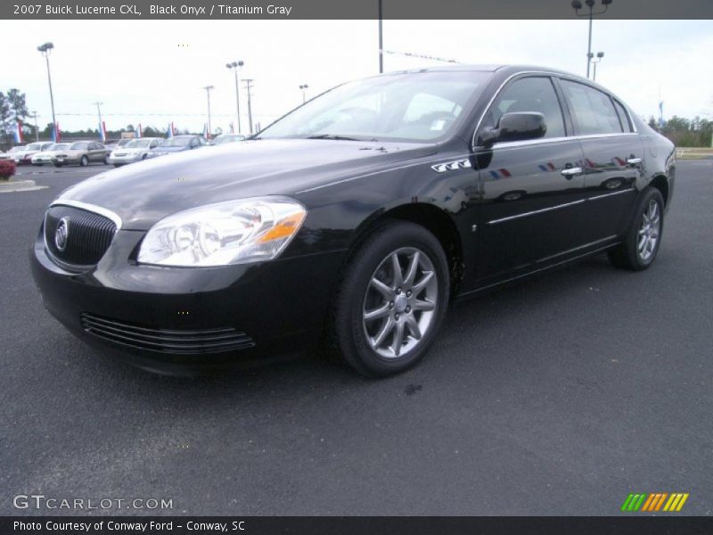 Black Onyx / Titanium Gray 2007 Buick Lucerne CXL