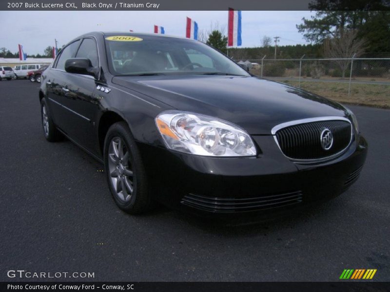 Black Onyx / Titanium Gray 2007 Buick Lucerne CXL