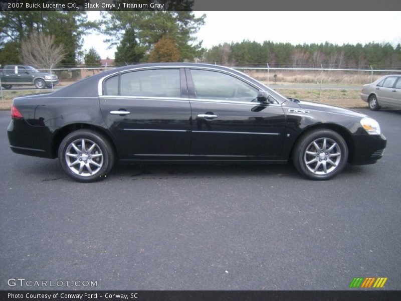 Black Onyx / Titanium Gray 2007 Buick Lucerne CXL