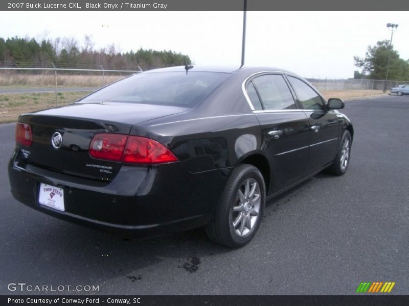 Black Onyx / Titanium Gray 2007 Buick Lucerne CXL