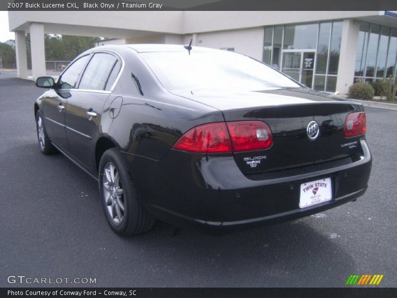 Black Onyx / Titanium Gray 2007 Buick Lucerne CXL