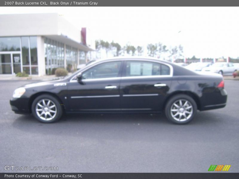 Black Onyx / Titanium Gray 2007 Buick Lucerne CXL