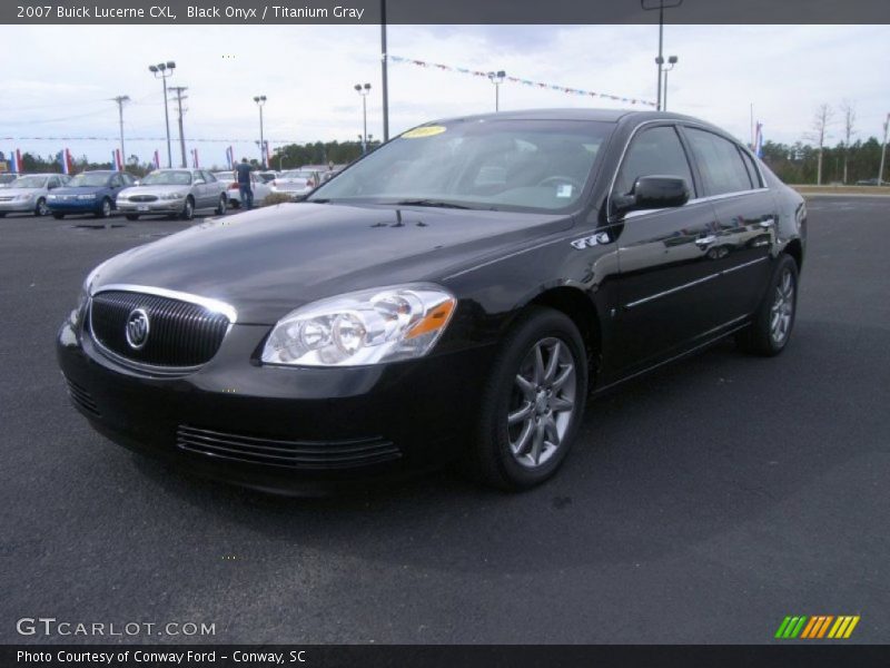 Black Onyx / Titanium Gray 2007 Buick Lucerne CXL
