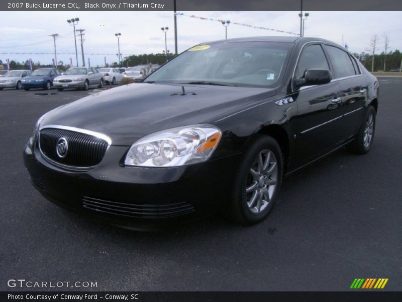 Black Onyx / Titanium Gray 2007 Buick Lucerne CXL