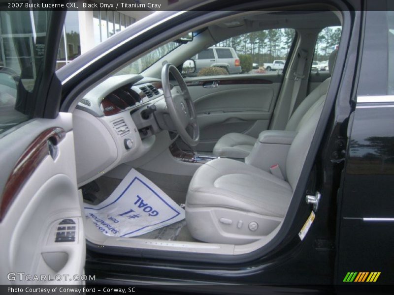 Black Onyx / Titanium Gray 2007 Buick Lucerne CXL