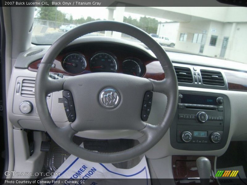 Black Onyx / Titanium Gray 2007 Buick Lucerne CXL
