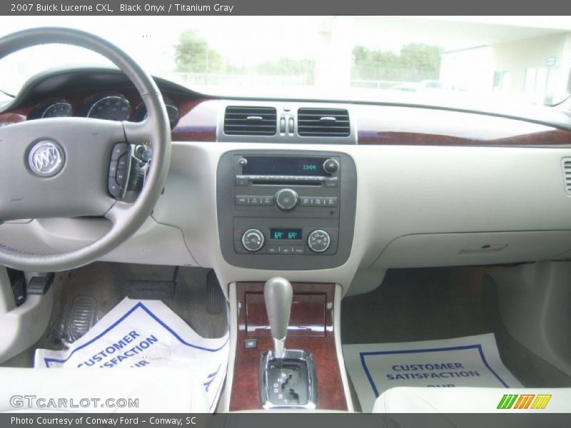 Black Onyx / Titanium Gray 2007 Buick Lucerne CXL