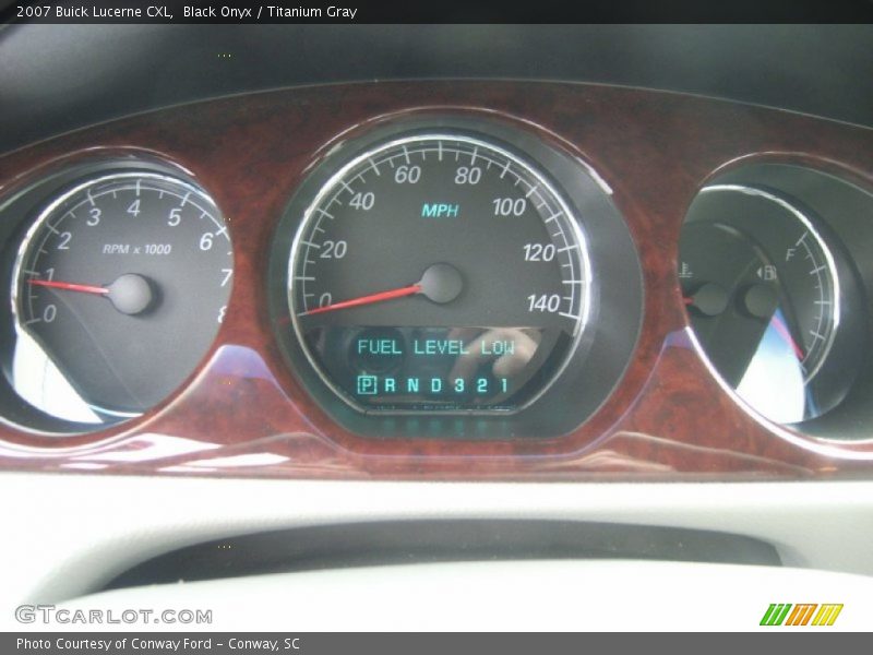 Black Onyx / Titanium Gray 2007 Buick Lucerne CXL