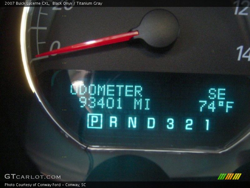 Black Onyx / Titanium Gray 2007 Buick Lucerne CXL