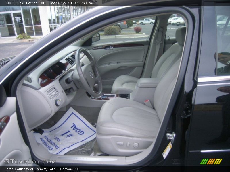 Black Onyx / Titanium Gray 2007 Buick Lucerne CXL
