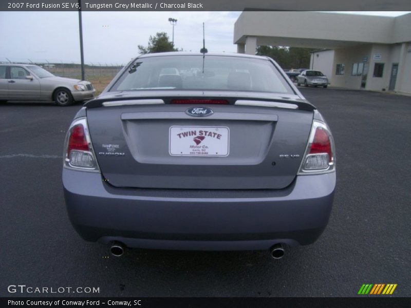 Tungsten Grey Metallic / Charcoal Black 2007 Ford Fusion SE V6