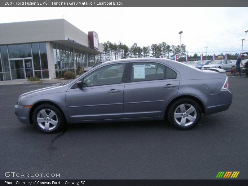 Tungsten Grey Metallic / Charcoal Black 2007 Ford Fusion SE V6