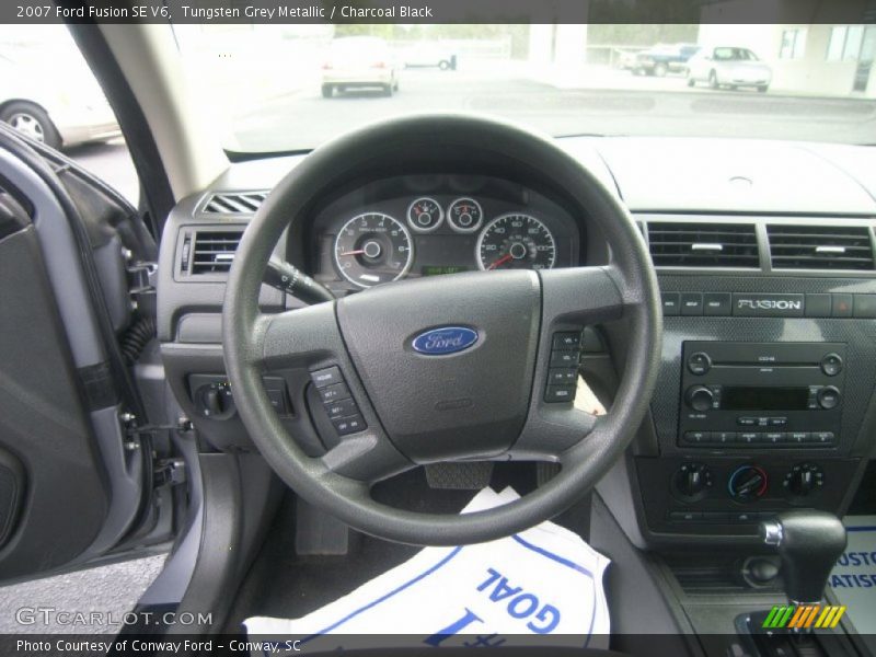 Tungsten Grey Metallic / Charcoal Black 2007 Ford Fusion SE V6