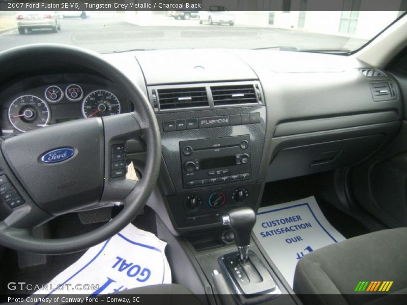 Tungsten Grey Metallic / Charcoal Black 2007 Ford Fusion SE V6