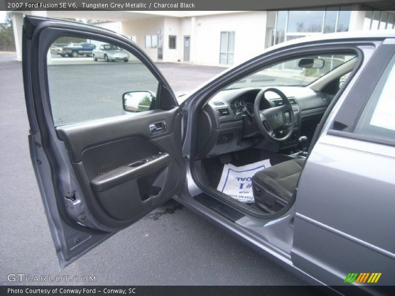 Tungsten Grey Metallic / Charcoal Black 2007 Ford Fusion SE V6