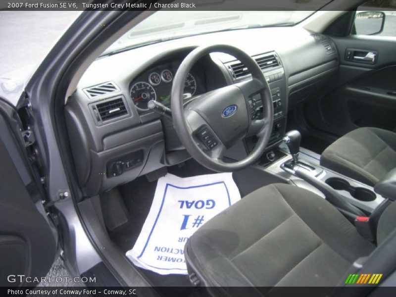Tungsten Grey Metallic / Charcoal Black 2007 Ford Fusion SE V6