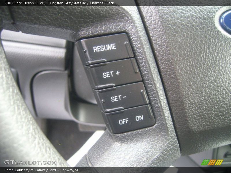 Tungsten Grey Metallic / Charcoal Black 2007 Ford Fusion SE V6