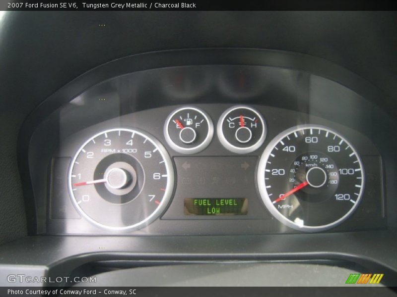Tungsten Grey Metallic / Charcoal Black 2007 Ford Fusion SE V6