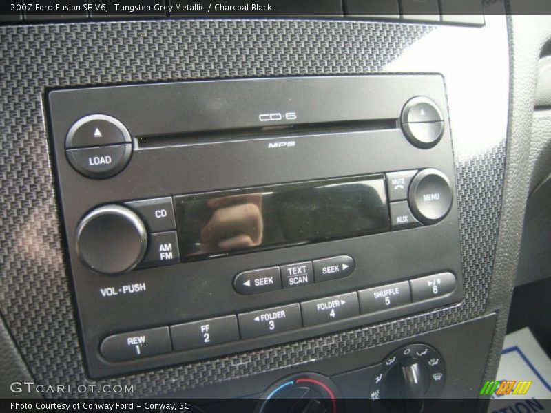 Tungsten Grey Metallic / Charcoal Black 2007 Ford Fusion SE V6