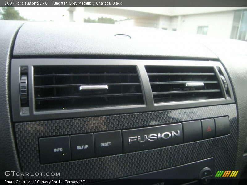 Tungsten Grey Metallic / Charcoal Black 2007 Ford Fusion SE V6