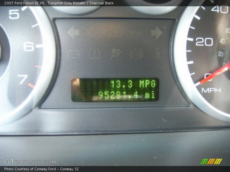 Tungsten Grey Metallic / Charcoal Black 2007 Ford Fusion SE V6