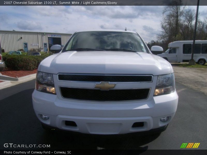 Summit White / Light Cashmere/Ebony 2007 Chevrolet Suburban 1500 LT