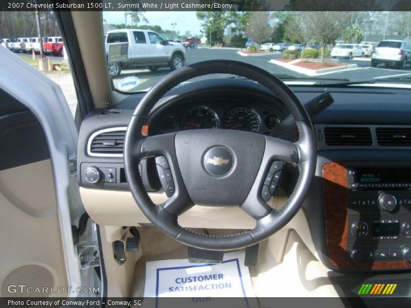 Summit White / Light Cashmere/Ebony 2007 Chevrolet Suburban 1500 LT