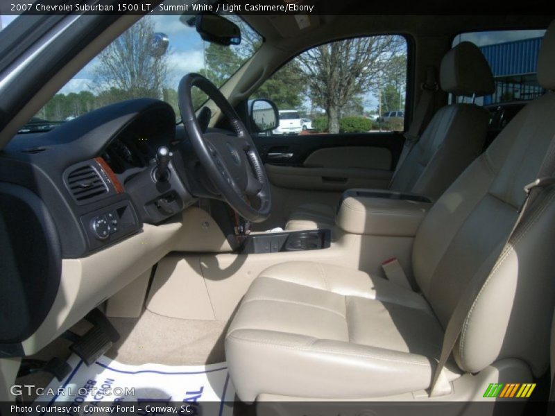 Summit White / Light Cashmere/Ebony 2007 Chevrolet Suburban 1500 LT