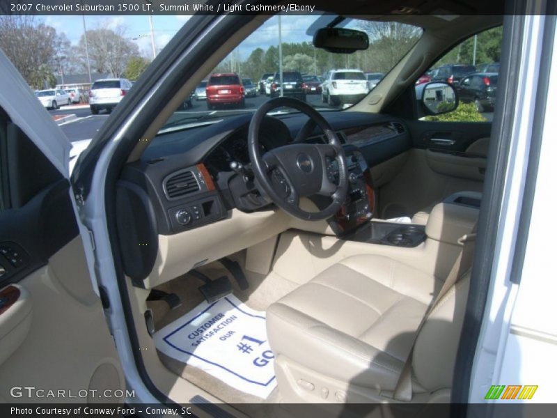 Summit White / Light Cashmere/Ebony 2007 Chevrolet Suburban 1500 LT