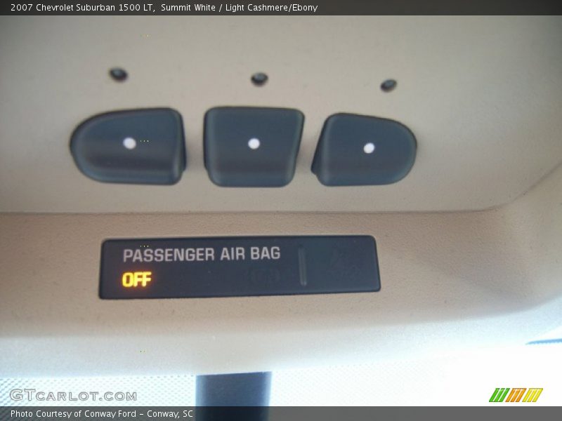 Summit White / Light Cashmere/Ebony 2007 Chevrolet Suburban 1500 LT