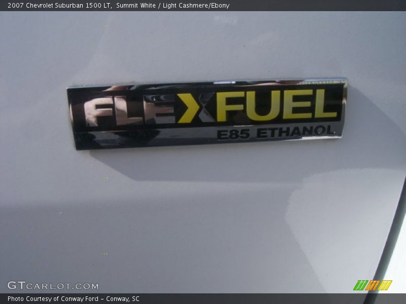 Summit White / Light Cashmere/Ebony 2007 Chevrolet Suburban 1500 LT