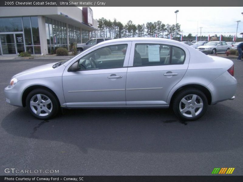 Ultra Silver Metallic / Gray 2005 Chevrolet Cobalt Sedan