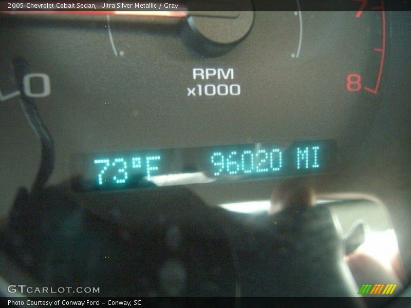 Ultra Silver Metallic / Gray 2005 Chevrolet Cobalt Sedan