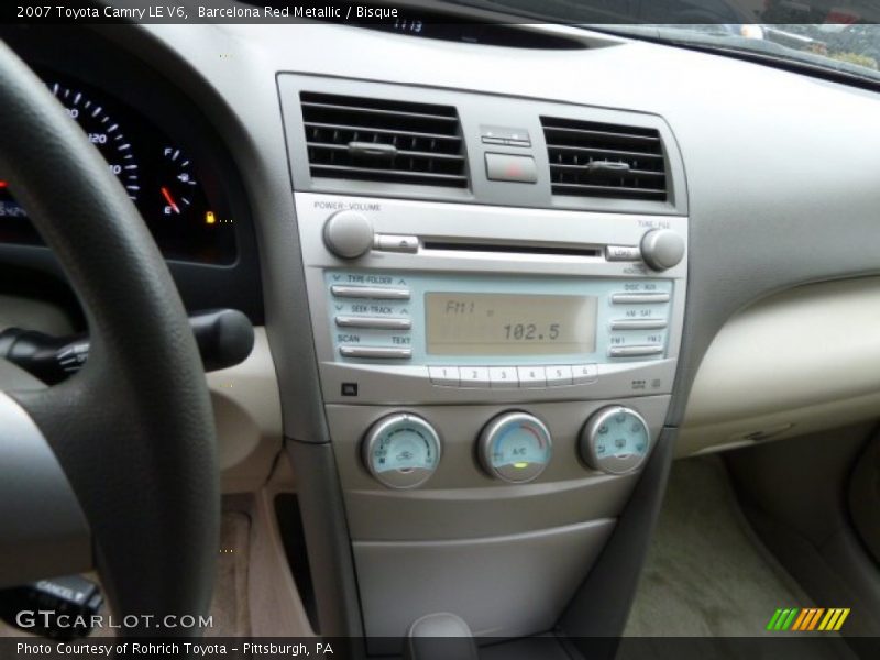 Barcelona Red Metallic / Bisque 2007 Toyota Camry LE V6