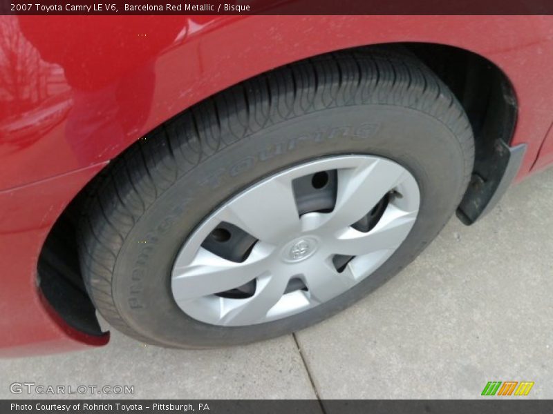 Barcelona Red Metallic / Bisque 2007 Toyota Camry LE V6