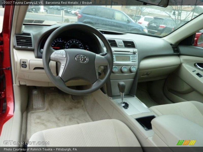 Barcelona Red Metallic / Bisque 2007 Toyota Camry LE V6