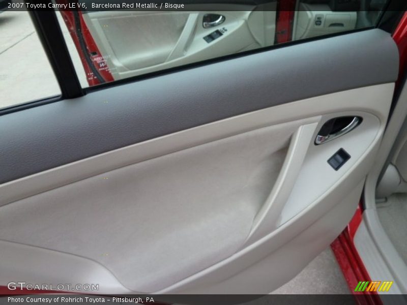 Barcelona Red Metallic / Bisque 2007 Toyota Camry LE V6