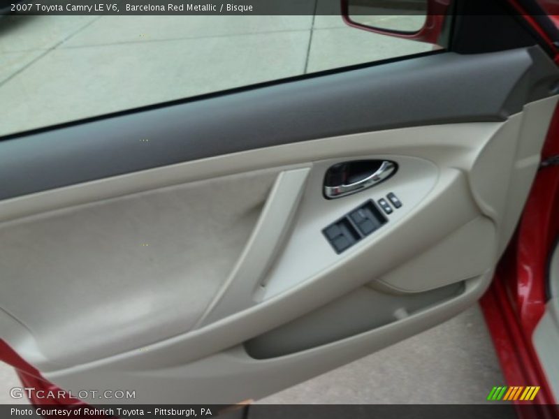 Barcelona Red Metallic / Bisque 2007 Toyota Camry LE V6
