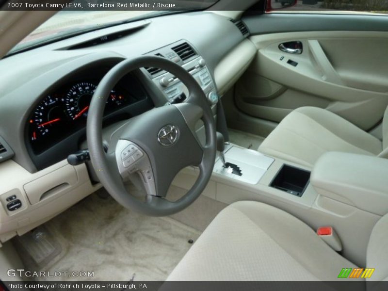 Barcelona Red Metallic / Bisque 2007 Toyota Camry LE V6