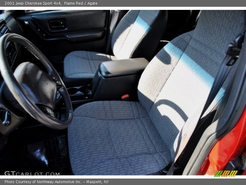 Flame Red / Agate 2001 Jeep Cherokee Sport 4x4
