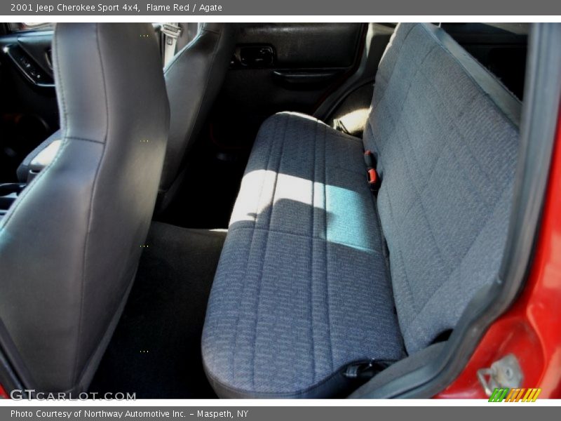 Flame Red / Agate 2001 Jeep Cherokee Sport 4x4